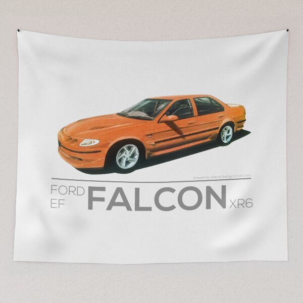 Item preview, Ford EF Falcon XR6 Orange - Enthusiast Series designed and sold by Heartwall.