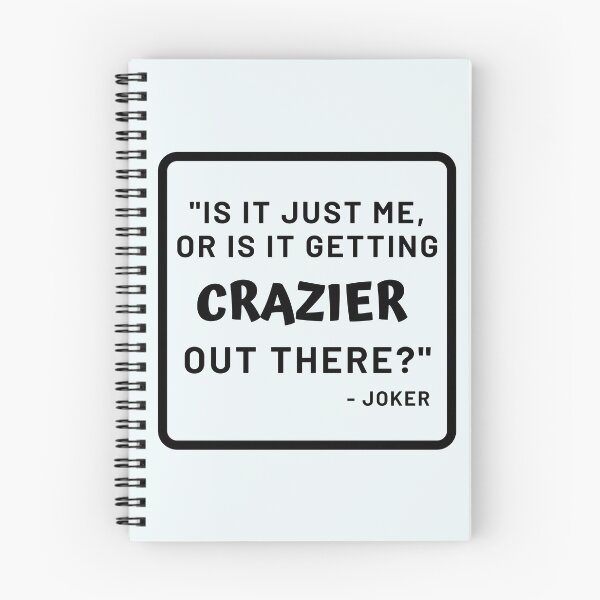 Item preview, Joker Movie Quote Black designed and sold by SpiffyD.
