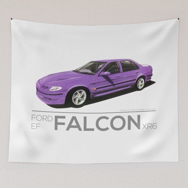 Item preview, Ford EF Falcon XR6 Purple - Enthusiast Series designed and sold by Heartwall.