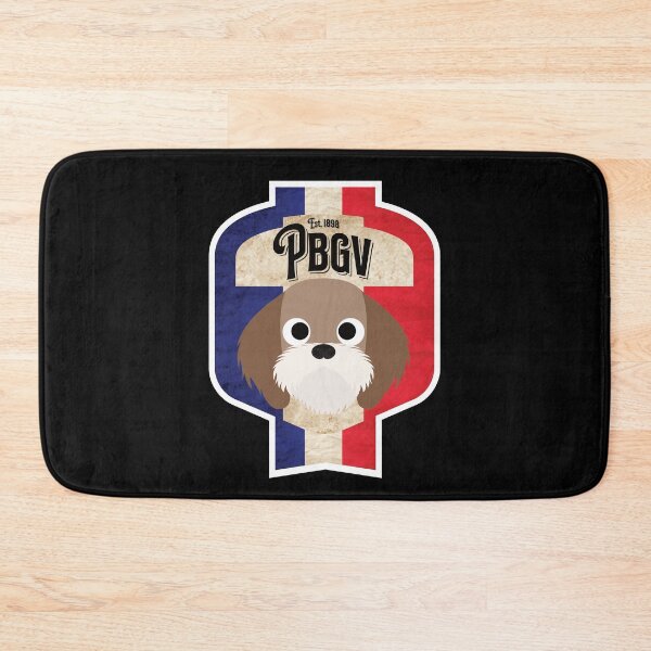 Item preview, PGBV - Distressed French Petit Basset Griffon Vendeen Beer Label Design designed and sold by DoggyStyles.