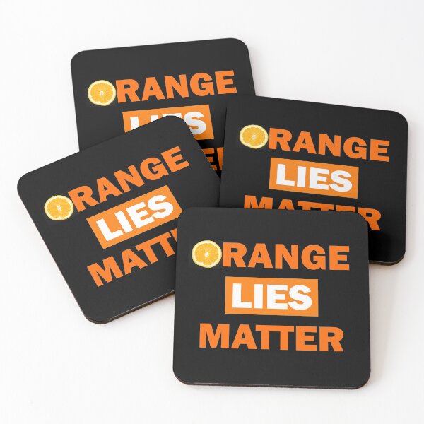 Item preview, Orange Lies Matter designed and sold by Fighting Words Designs.
