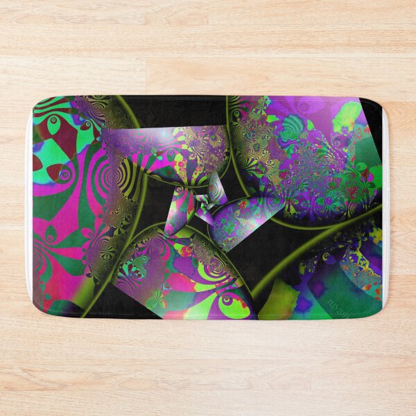 Item preview, Psychedelic Garden In Pods at Night designed and sold by lacitrouille.