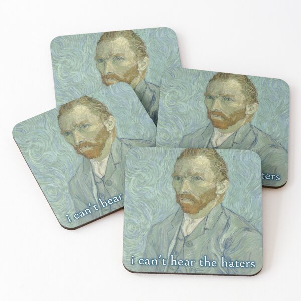 Item preview, I can't hear the haters Van Gogh line designed and sold by arceart.