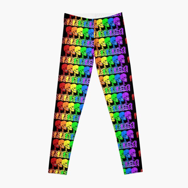 Queer Rainbow Skeletons Leggings