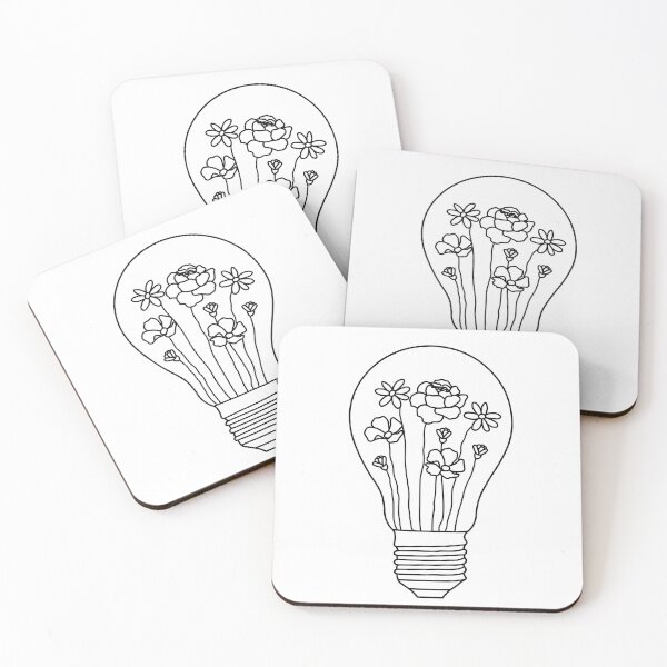 Item preview, Flowers in Light Bulb designed and sold by elmma design.