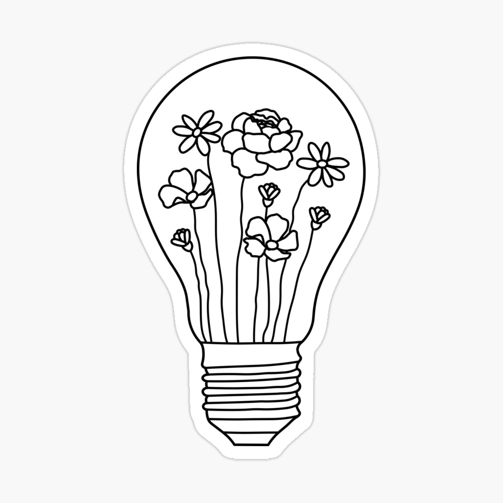 Glowing light bulb icon. Vector doodle illustration of an incandescent  light bulb. Energy saving 9475085 Vector Art at Vecteezy