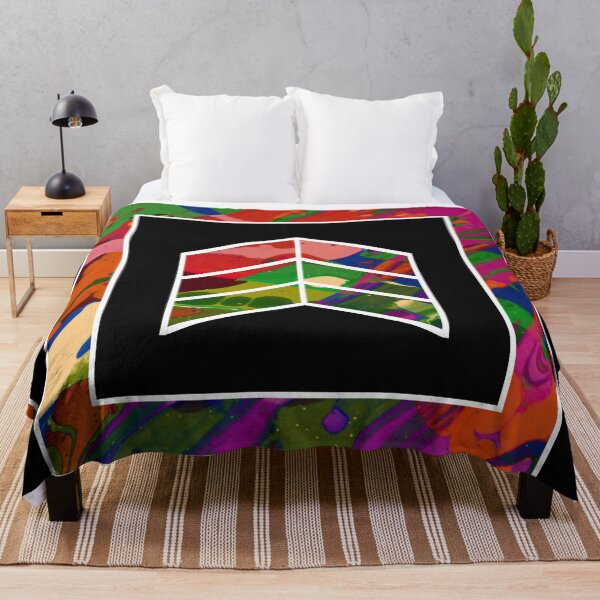 Item preview, Geometric Fluidity - Abstract, colorful, black and white art designed and sold by Printpix.