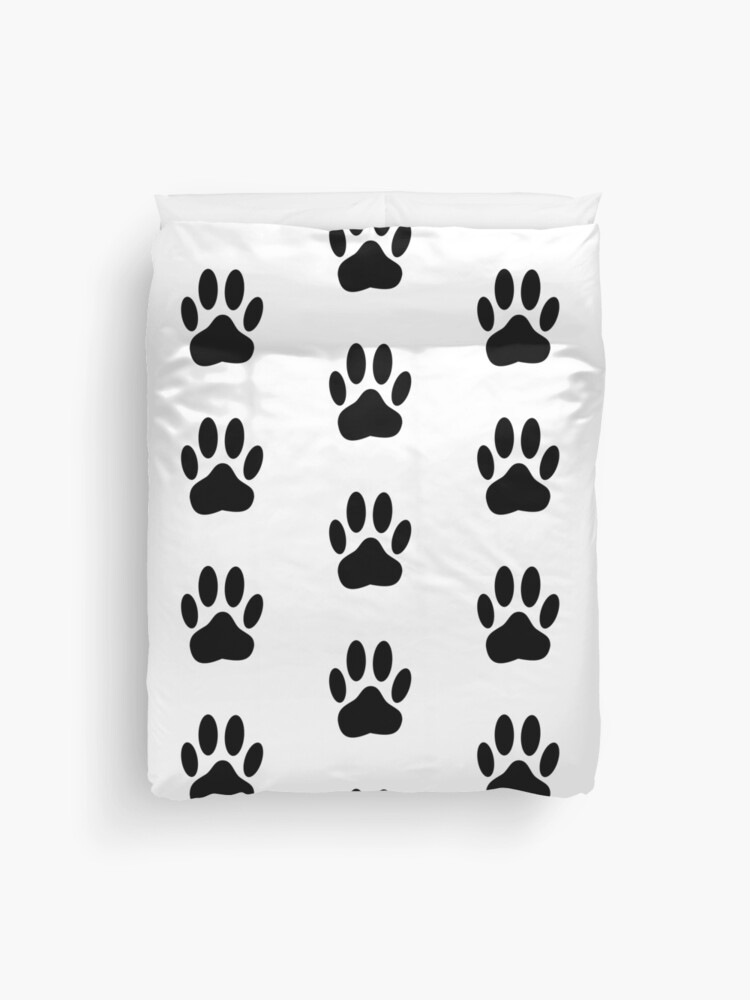 Paw print hotsell duvet cover