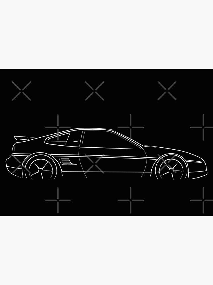 Fiero Silhouette Vector File 