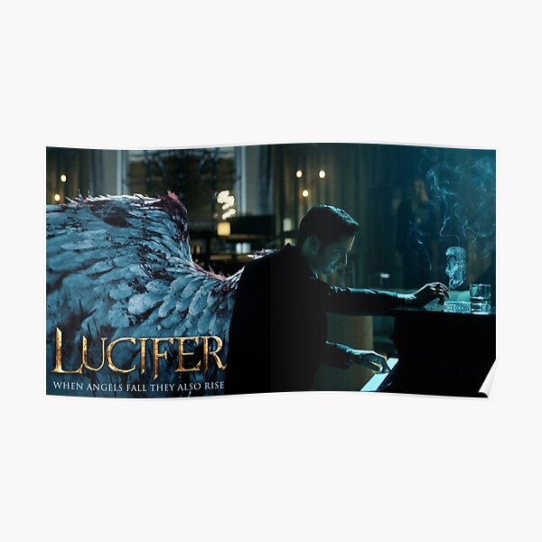 Lucifer Piano Wings Poster