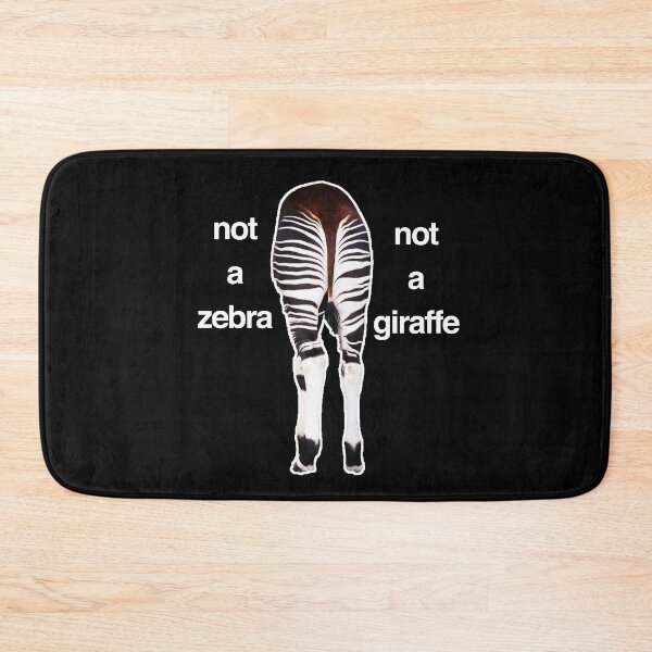 Item preview, Okapi - Not a Zebra Not a Giraffe - African Safari Striped Animal designed and sold by balbert3.