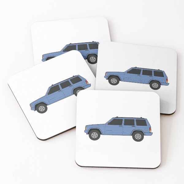 Item preview, 97 to 01 Stock USA 4x4 off road vehicle sky blue  designed and sold by MandalaPics.