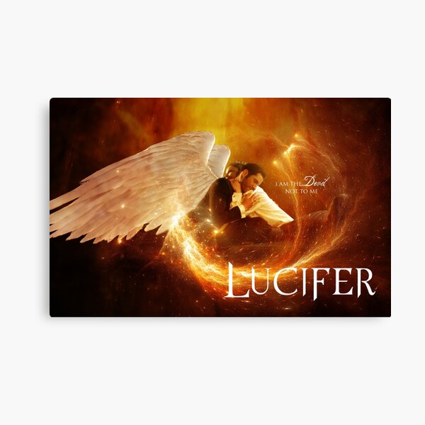 Lucifer and Chloe Wings Canvas Print