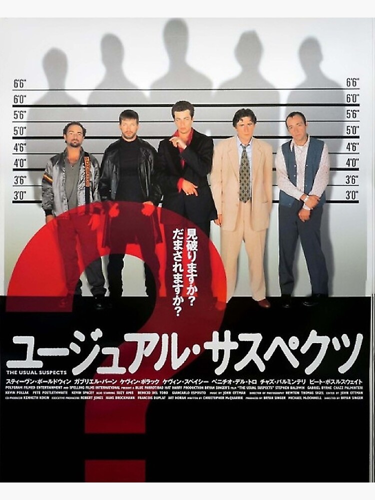 The Usual Suspects Poster For Sale By Padesertgur Redbubble