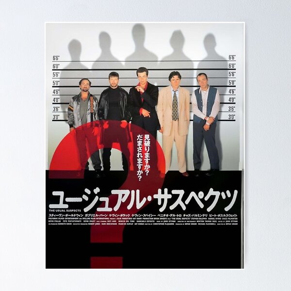 The Usual Suspects blockbuster movie backer Poster 8 X 5.5 Keyser