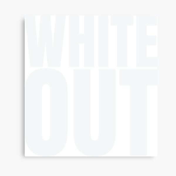 Item preview, White Out (White on white design) designed and sold by S'MORE STICKERS.