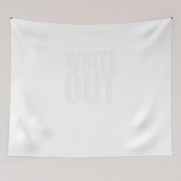 Item preview, White Out (White on white design) designed and sold by S'MORE STICKERS.