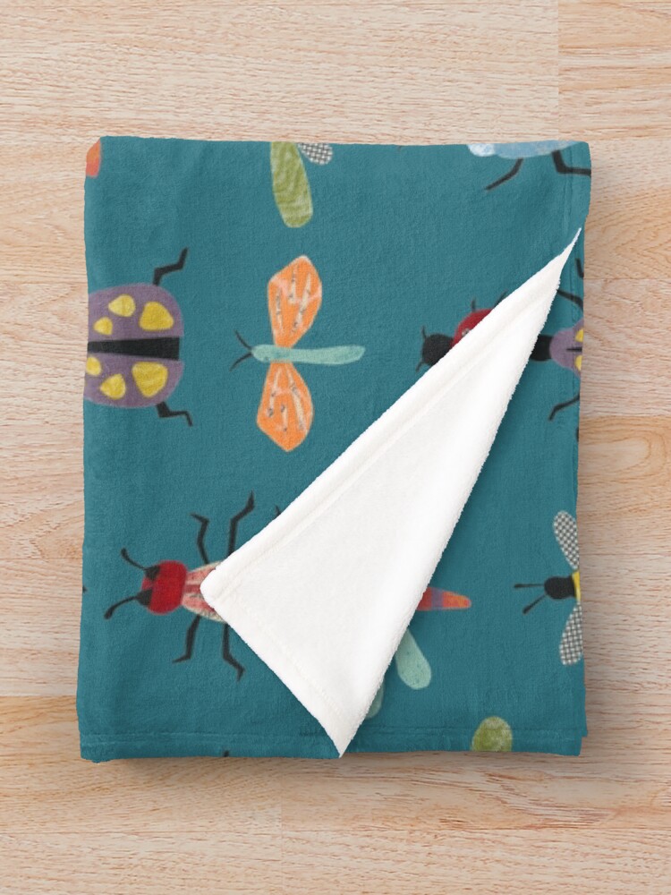 Alternate view of Little Bugs Throw Blanket