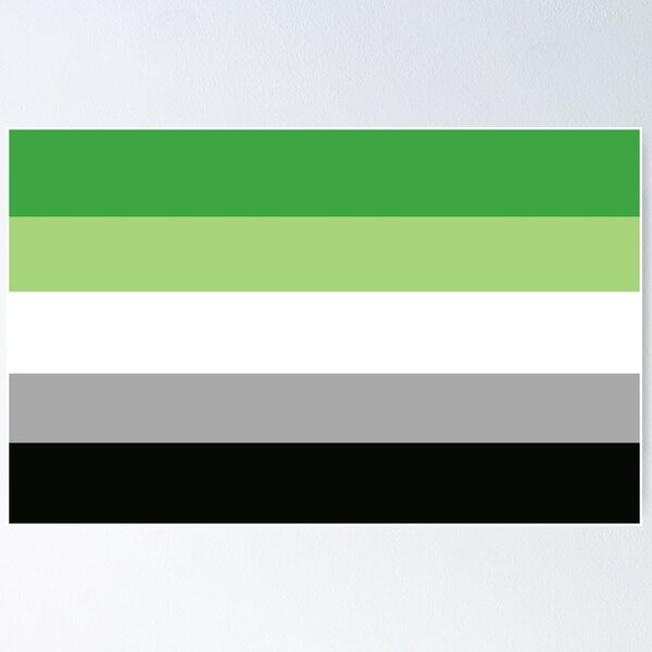 Item preview, Aromantic pride flag 2 designed and sold by Marissa Barrette.