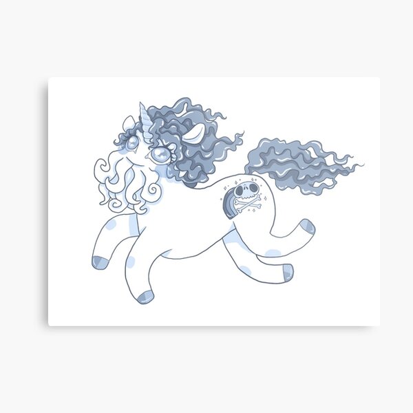Blue Cthulhu-corn Metal Print