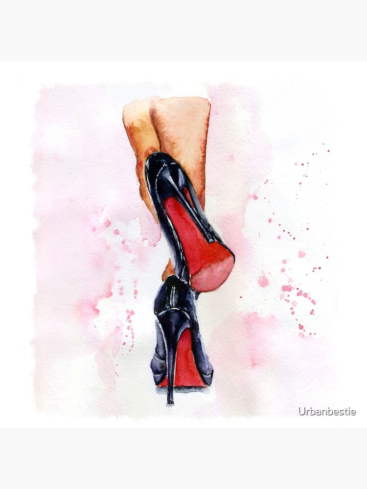 high heel painting