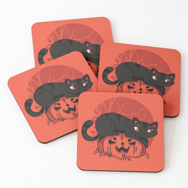 Item preview, Black Cat Halloween designed and sold by Angelandspot.