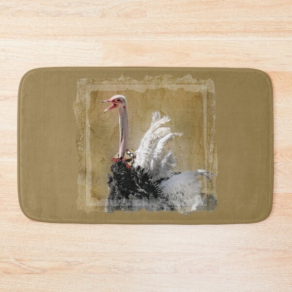 Item preview, Mr.Ostrich Takes His Googly-Eyed Friend For a Ride designed and sold by CarolM.