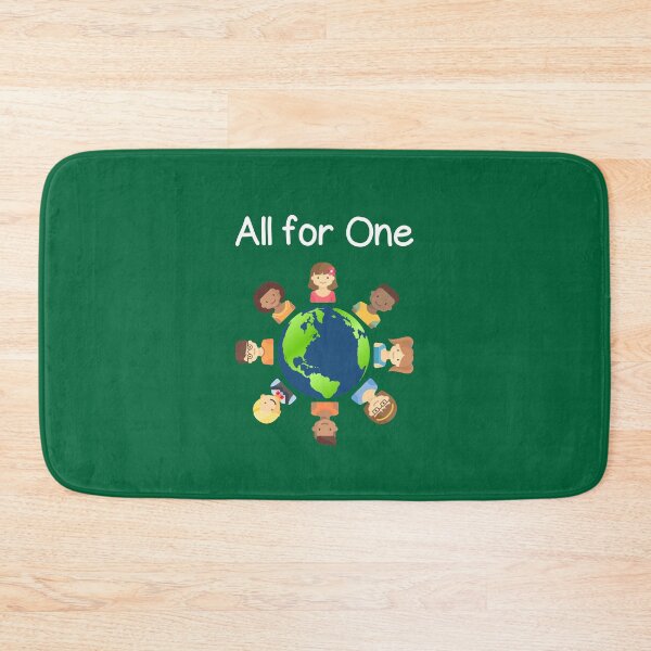 Item preview, All for One Earth Day with Children Dark Color designed and sold by TinyStarAmerica.