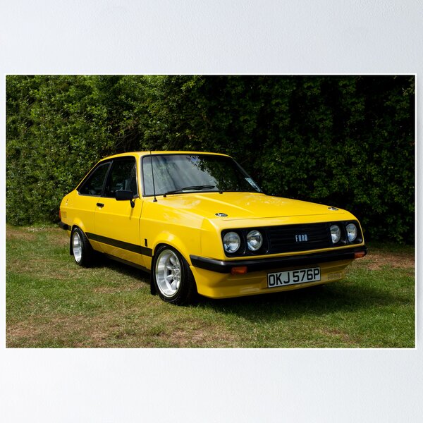Item preview, Ford Escort MK2 RS 2000 yellow designed and sold by Martyn Franklin.