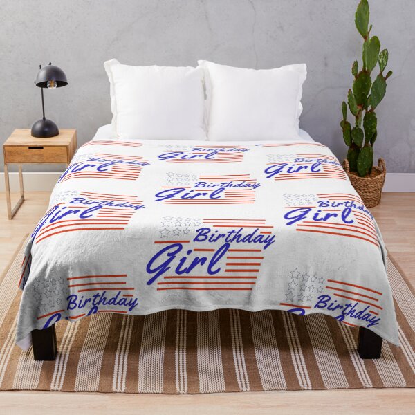Item preview, Birthday Girl - American Flag Theme designed and sold by ag-photography.