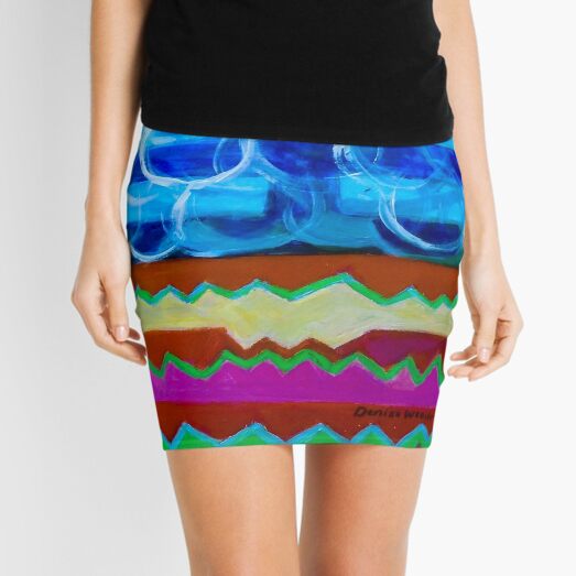 Hexagram 63: Jí Jì (Equilibrium) Mini Skirt