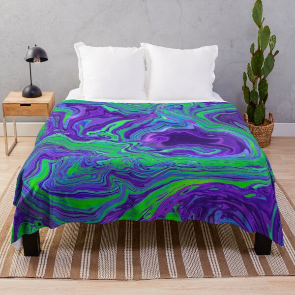 Item preview, Purple Green Marble Abstract designed and sold by Gsallicat.