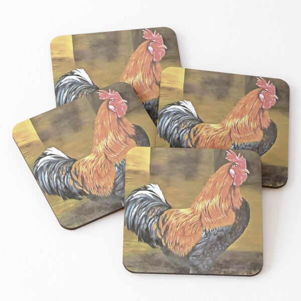 Item preview, Keeping Chickens Farmyard Rooster Art  designed and sold by taiche.