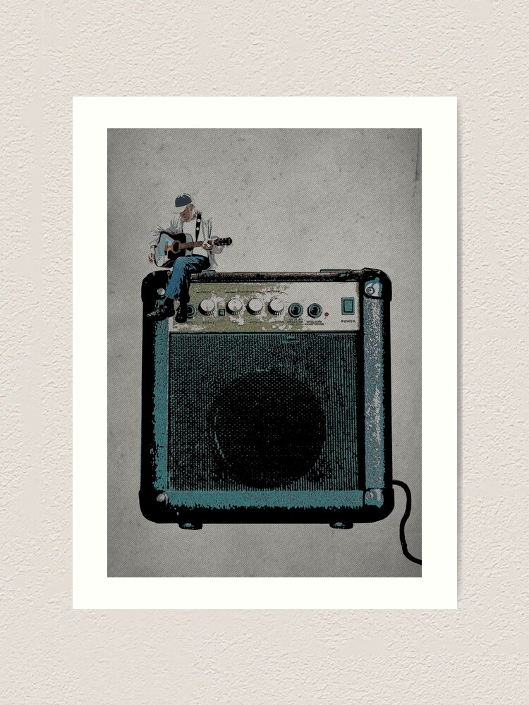 Thumbnail 1 of 3, Art Print, Amped designed and sold by WiseLikeStudios.