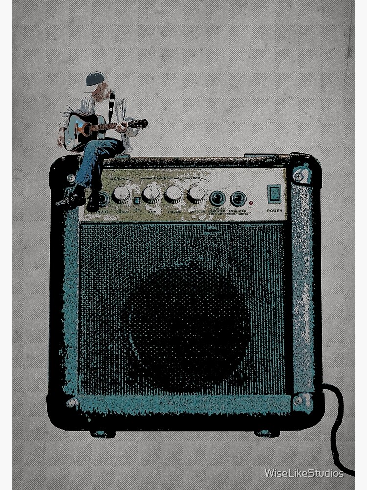 Thumbnail 3 of 3, Art Print, Amped designed and sold by WiseLikeStudios.
