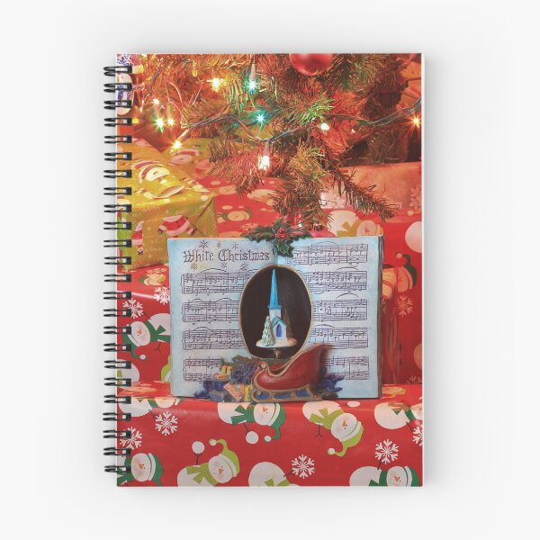 Item preview, Christmas Music Box Book with a blue Church closeup designed and sold by ROBERTDBROZEK.