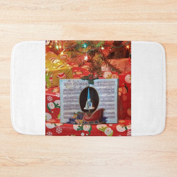 Item preview, Christmas Music Box Book with a blue Church closeup designed and sold by ROBERTDBROZEK.