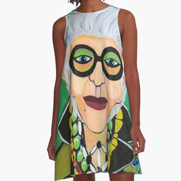 Iris Apfel More is More A-Line Dress