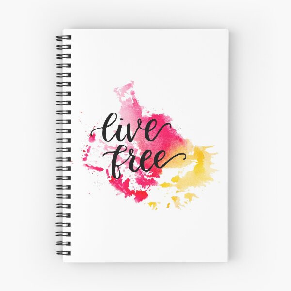 Item preview, Live Free Watercolor Splatters designed and sold by CreatedByCarol.