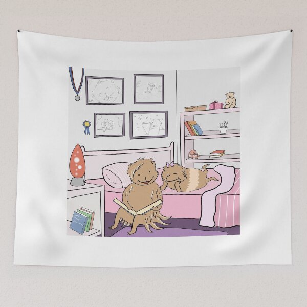 Item preview, Guinea pig bedtime story  designed and sold by mondesign26.