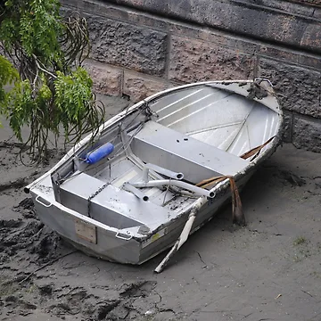 Artwork thumbnail, Stranded boat by Magda Labuda