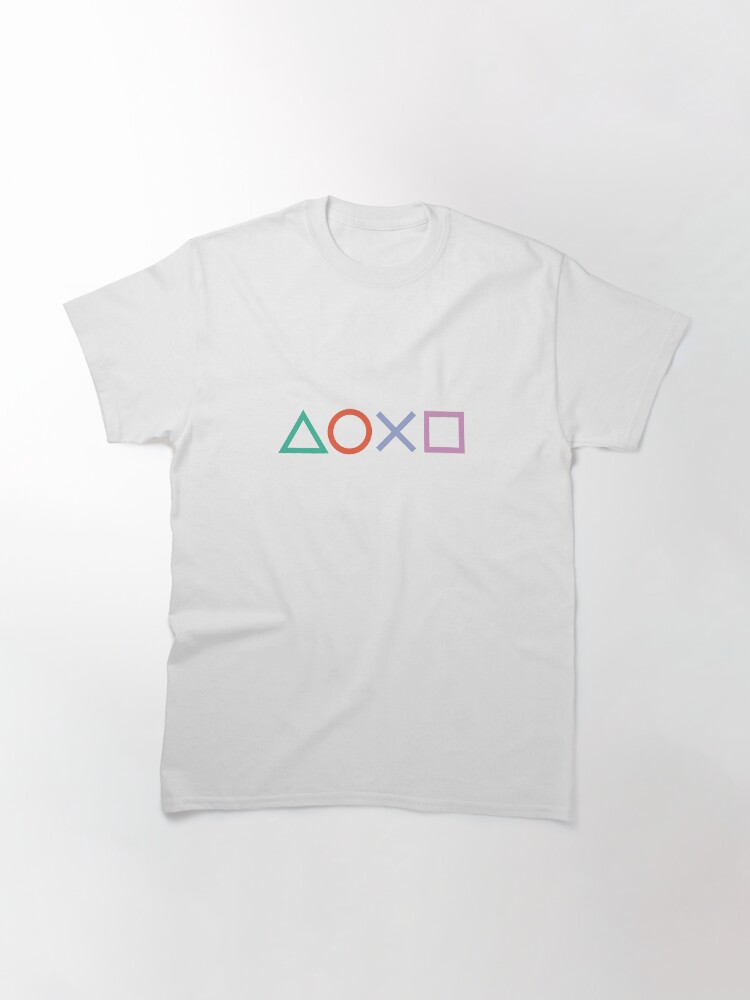 Imagen 3 de 7, Camiseta clásica con la obra Botones del controlador, diseñada y vendida por NiNino.