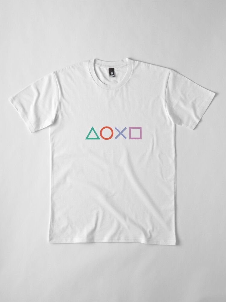 Imagen 4 de 6, Camiseta premium con la obra Botones del controlador, diseñada y vendida por NiNino.