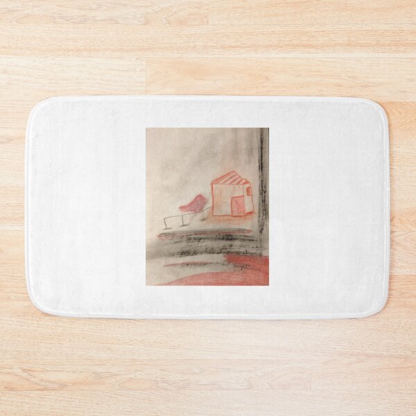 Item preview, Red bird house designed and sold by Tonyasartprints.