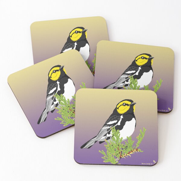 Item preview, Golden-cheeked Warbler designed and sold by BennuBirdy.