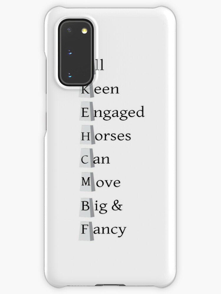 Dressage Letters Acronym Case Skin For Samsung Galaxy By Hkmevents Redbubble