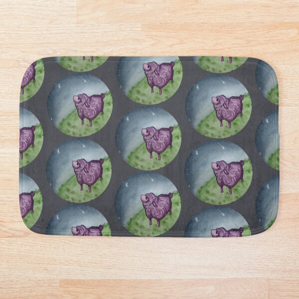 Item preview, Ovejas en la noche designed and sold by badgerwillow.