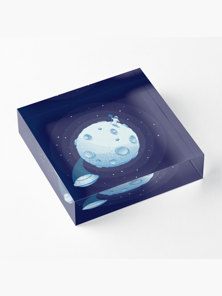 Alternate view of Invaders from Earth Acrylic Block