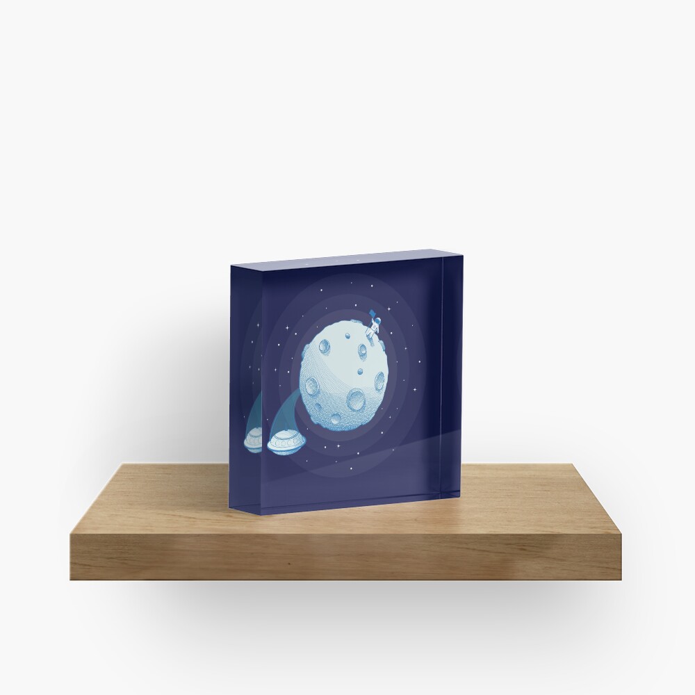 Invaders from Earth Acrylic Block