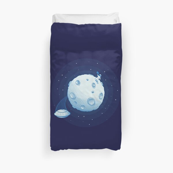 Invaders from Earth Duvet Cover